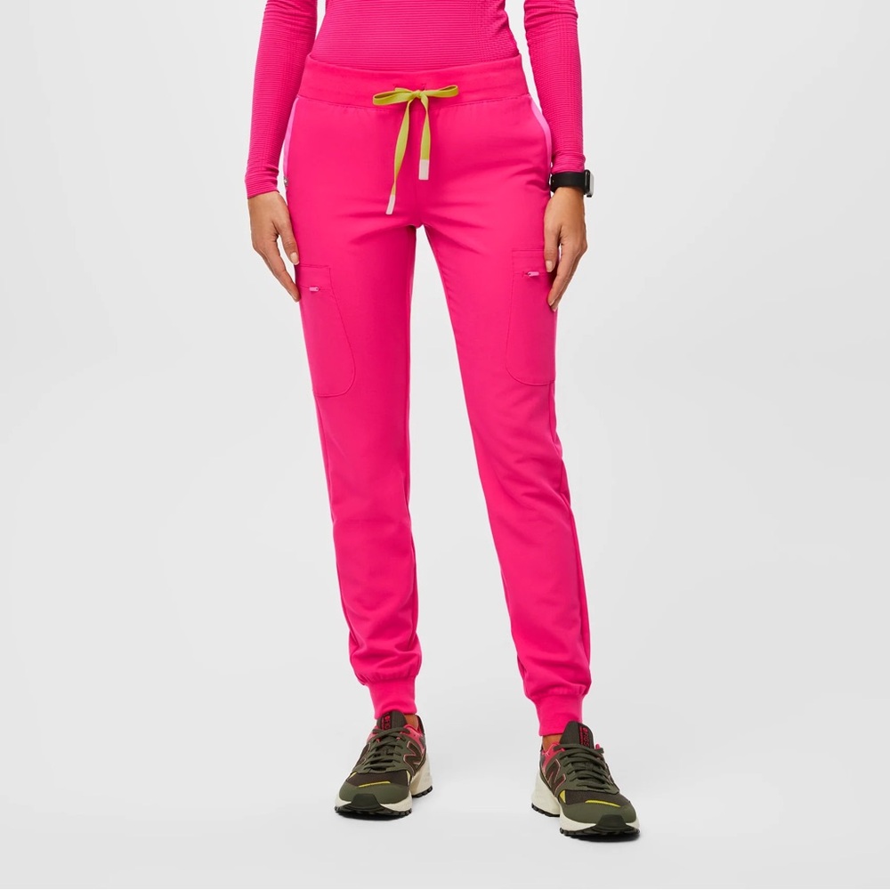 FIGS Shocking Pink MUOY Jogger Scrub Pants, XS